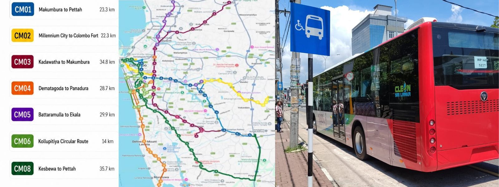 7 New Metro Bus Routes For Colombo Travel